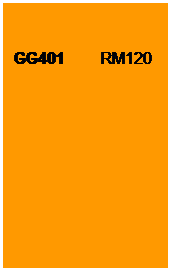 Text Box: GG401         RM120

