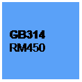 Text Box: GB314
RM450
